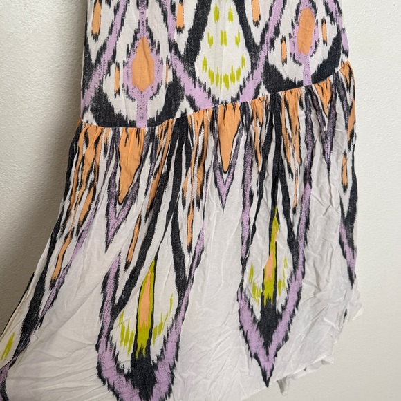 Free People Mojave Aztec Strapless Tie Smocked Open Back Maxi Dress - Picture 7 of 11